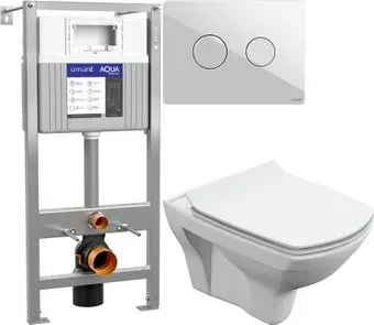 Cersanit Carina S-MZ-CARINA-XL + 63476 + P-BU-ACN-CIR-PN/Wh/Gl