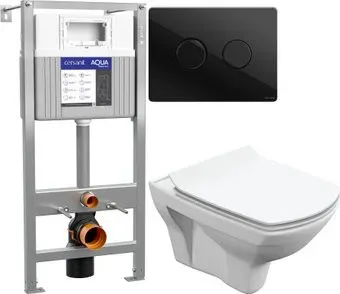 Cersanit Carina S-MZ-CARINA-XL + 63476 + P-BU-ACN-CIR-PN/Bl/Gl