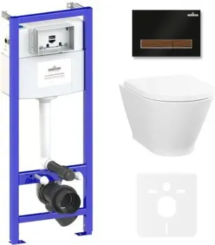 Lavinia Boho Relfix Elegant Rimless 6 в 1 87561075 (черный/дерево пластик)