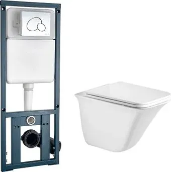WeltWasser Rotbach 004 GL-WT + Marberg 410 RD (белый глянец/хром)