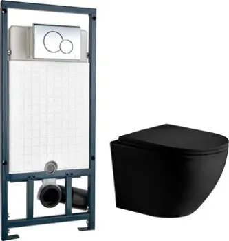 WeltWasser Merzbach 004 MT-BL + Marberg 507 RD (черный матовый/хром)