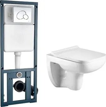 WeltWasser Kehlbach 004 GL-WT + Marberg 410 RD (белый глянец/хром)