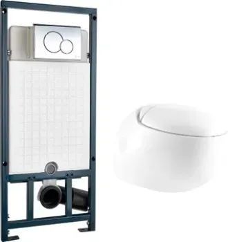 WeltWasser Jeckenbach 004 GL-WT + Marberg 507 RD (белый глянец/хром)