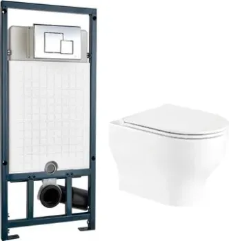 WeltWasser Erlenbach 004 GL-WT + Marberg 507 SE (белый глянец/хром)