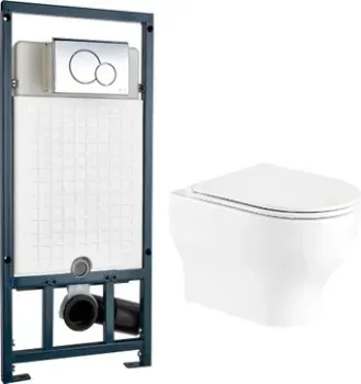 WeltWasser Erlenbach 004 GL-WT + Marberg 507 RD (белый глянец/хром)