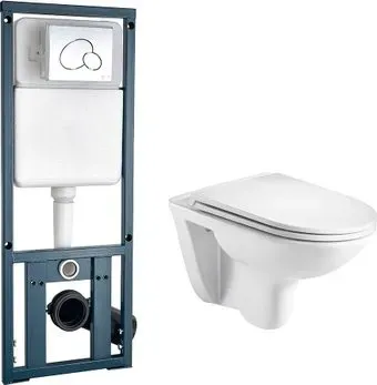 WeltWasser Baarbach 004 GL-WT + Marberg 410 RD (белый глянец/хром)