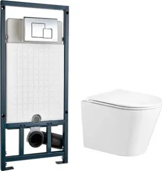 WeltWasser Salzbach 004 GL-WT + Marberg 507 SE (белый глянец/хром)