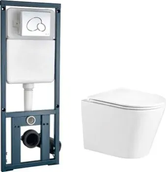 WeltWasser Salzbach 004 GL-WT + Marberg 410 RD (белый глянец/хром)
