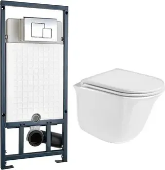 WeltWasser Telbach 004 GL-WT + Marberg 507 SE (белый глянец/хром)