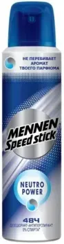 Mennen Speed Stick Neutro Power 150 мл