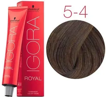 Schwarzkopf Professional Igora Royal Permanent Color Creme 5-4 60 мл