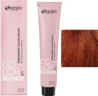 Sergio Professional Color&Blonde 7.44 средне-русый медный интенсивный