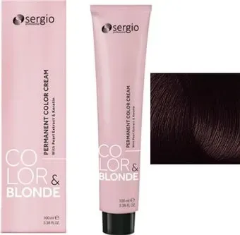 Sergio Professional Color&Blonde 4 caffe коричневый кофе эспрессо