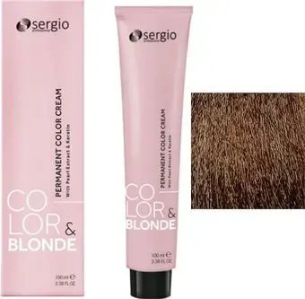 Sergio Professional Color&Blonde 7.34 средне-русый золотисто-медный