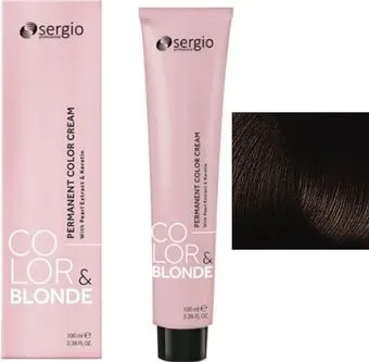 Sergio Professional Color&Blonde 3 темно-коричневый