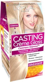L'Oreal Casting Creme Gloss 1021 Cветло-светло-русый перламутровый