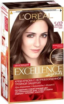 L'Oreal Excellence 5.02 Обольстительный каштан