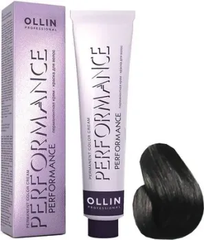 Ollin Professional Performance 4/09 шатен прозрачно-зеленый