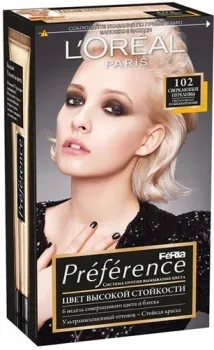 L'Oreal Recital Preference 102 Светло-светло русый жемчужный