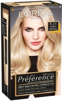 L'Oreal Recital Preference 9.13 Байкал Очень светло-русый бежевый
