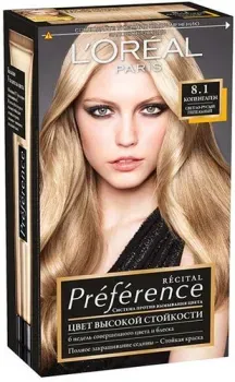 L'Oreal Recital Preference 8.1 Копенгаген Светло-русый пепельный