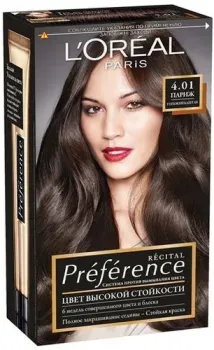 L'Oreal Recital Preference 4.01 Париж Глубокий каштан
