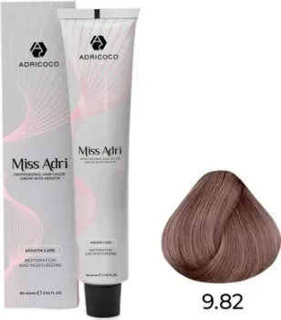 Adricoco Miss Adri 9.82 (100мл, очень светлый коричневый фиолетовый блонд)