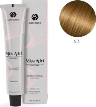 Adricoco Miss Adri 9.3 (100мл, очень светлый блонд золотистый)