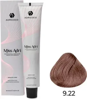 Adricoco Miss Adri 9.22 (100мл, очень светлый блонд интенсивный фиолетовый)