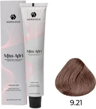 Adricoco Miss Adri 9.21 (100мл, очень светлый блонд фиолетовый пепельный)