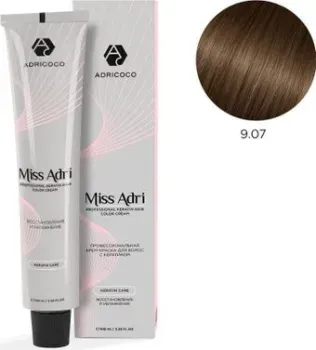 Adricoco Miss Adri 9.07 (100мл, очень светлый блонд холодный)