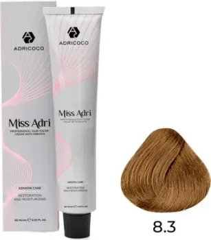 Adricoco Miss Adri 8.3 (100мл, светлый блонд золотистый)