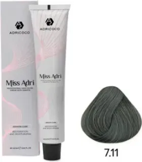 Adricoco Miss Adri 7.11 (100мл, блонд интенсивный пепельный)