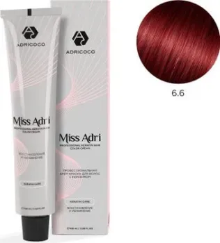 Adricoco Miss Adri 6.6 (100мл, темный блонд красный)