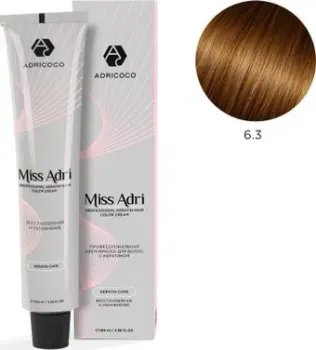 Adricoco Miss Adri 6.3 (100мл, темный блонд золотистый)
