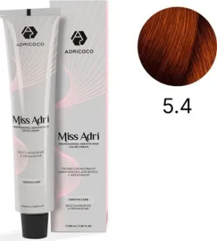 Adricoco Miss Adri 5.4 (100мл, светлый коричневый медный)