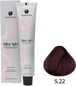 Adricoco Miss Adri 5.22 (100мл, светлый коричневый интенсивный фиолетовый)