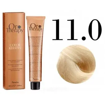 Fanola ORO Therapy Color Keratin 11.0 супер платина очень светлый натуральный 100 мл