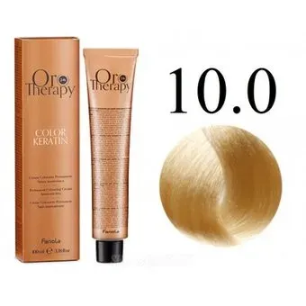 Fanola ORO Therapy Color Keratin 10.0 блондин платиновый 100 мл