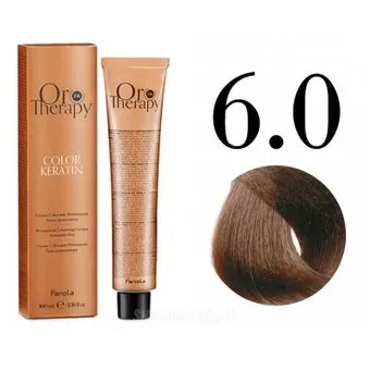 Fanola ORO Therapy Color Keratin 6.0 темно-русый 100 мл