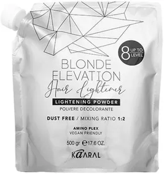 Kaaral Blonde elevation Hair Lightener Осветляющая с синим пигментом 500 г