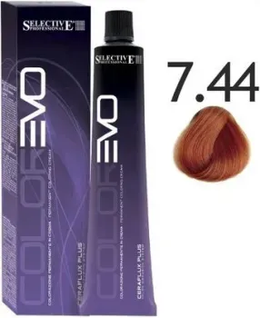 Selective Professional Colorevo 7.44 84744 (100 мл, блондин медный интенсивный)