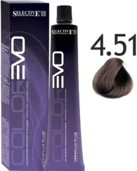 Selective Professional Colorevo 4.51 84451 (100 мл, каштановый темный шоколад)