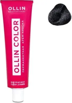 Ollin Professional Color перманентная 1/0 иссиня-черный 100 мл