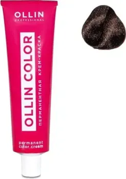 Ollin Professional Color перманентная 4/71 шатен коричнево-пепельный 60 мл