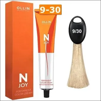 Ollin Professional N-Joy Color Cream 9/30 блондин золотистый 100 мл