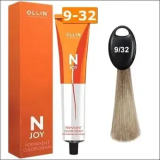 Ollin Professional N-Joy Color Cream 9/32 блондин золотисто-фиолетовый 100 мл