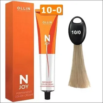 Ollin Professional N-Joy Color Cream 10/0 светлый блондин 100 мл