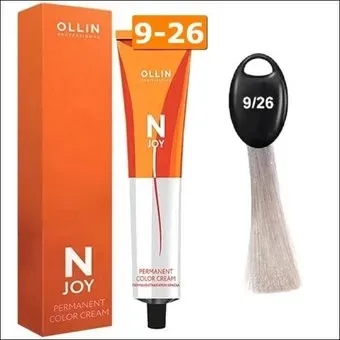 Ollin Professional N-Joy Color Cream 9/26 блондин фиолетово-красный 100 мл