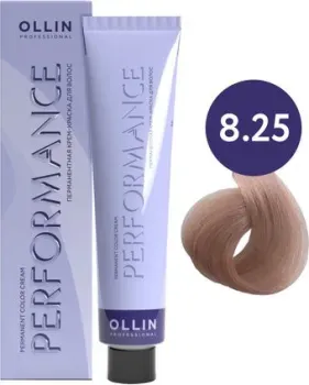 Ollin Professional Performance Permanent Color Cream 8/25 светло-русый фиол.-мах.